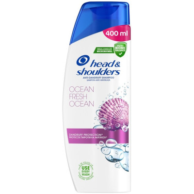 HEAD & SHOULDERS OCEAN FRESH шампоан против пърхот 400 мл