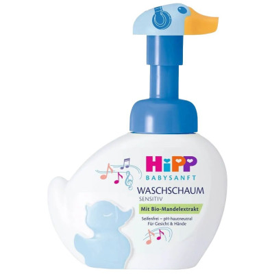 HIPP BABYSANFT WASCHSCHAUM SENSITIV ПАТЕ измивна пяна за ръце и лице за деца МУЗИКАНТ 250 мл