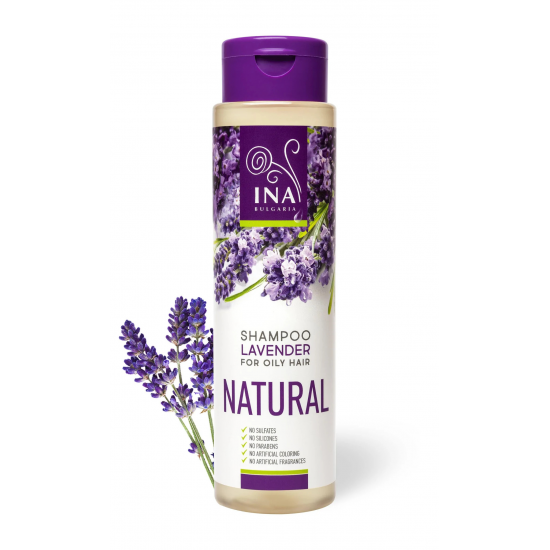 ᐉ ИНА NATURAL шампоан с лавандула за мазна коса 250 мл