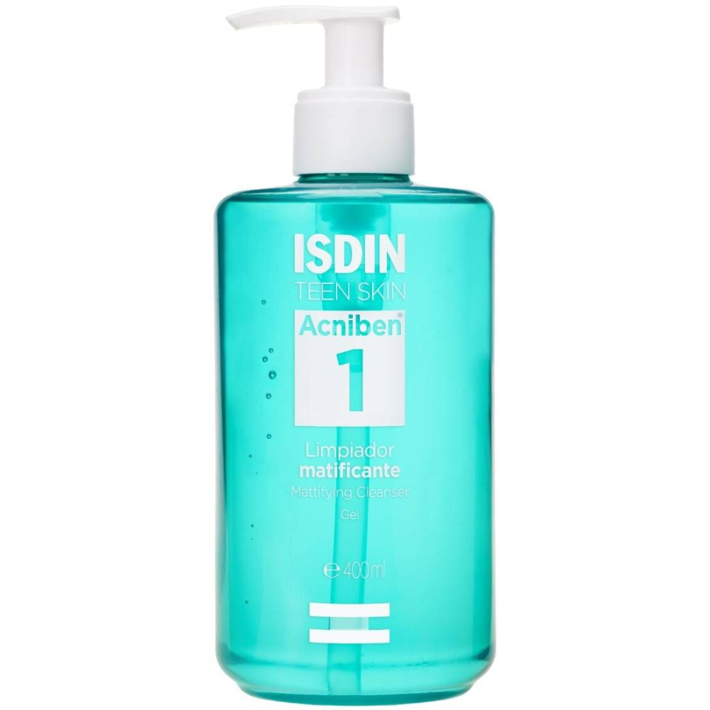 ISDIN ACNIBEN Mattifying Cleansing Gel матиращ почистващ гел за лице и тяло за мазна и акнеична кожа 400 мл - Грижа за лицето и тялото ISDIN ACNIBEN Mattifying Cleansing Gel матиращ почистващ гел за лице и тяло за мазна и акнеична кожа 400 мл - Грижа за лицето и тялото