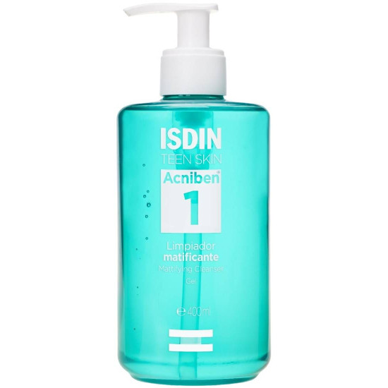 ISDIN ACNIBEN Mattifying Cleansing Gel матиращ почистващ гел за лице и тяло за мазна и акнеична кожа 400 мл