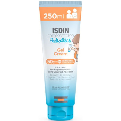 ISDIN FOTOPROTECTOR PEDIATRICS WET SKIN KIDS SPF50 слънцезащитен ГЕЛ-КРЕМ ЗА ДЕЦА за тяло при МОКРА КОЖА 250 мл