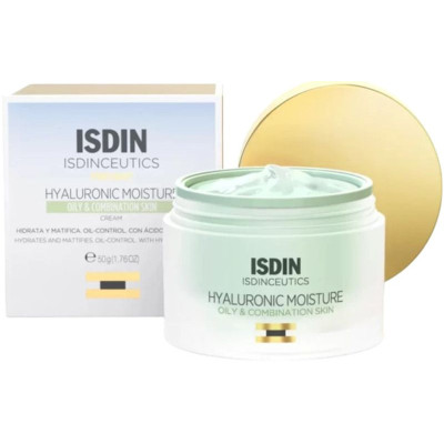 ISDIN ISDINCEUTICS HYALURONIC MOISTURE Oily&Combination skin хидратиращ анти-ейдж крем за лице за мазна и комбинирана кожа 50 мл