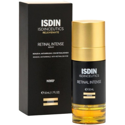 ISDIN ISDINCEUTICS RETINAL INTENSE Serum двуфазен нощен анти-ейдж серум за лице с 0.05% ретиналдехид 50 мл