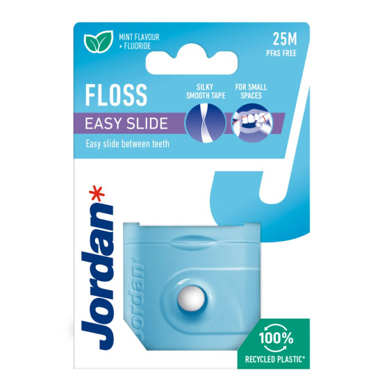 ДЖОРДАН конец за зъби за тесни пространства EASY SLIDE FRESH FLOSS 25 м