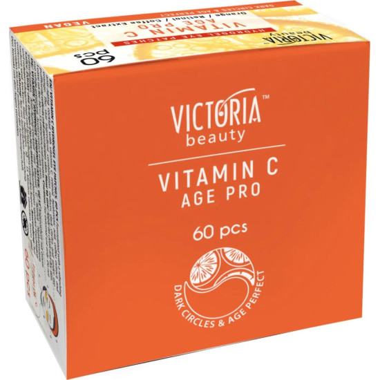 ВИКТОРИЯ БЮТИ VITAMIN C AGE PRO HYDROGEL EYE PATCHES пачове за очи с анти-ейдж действие х 60 бр