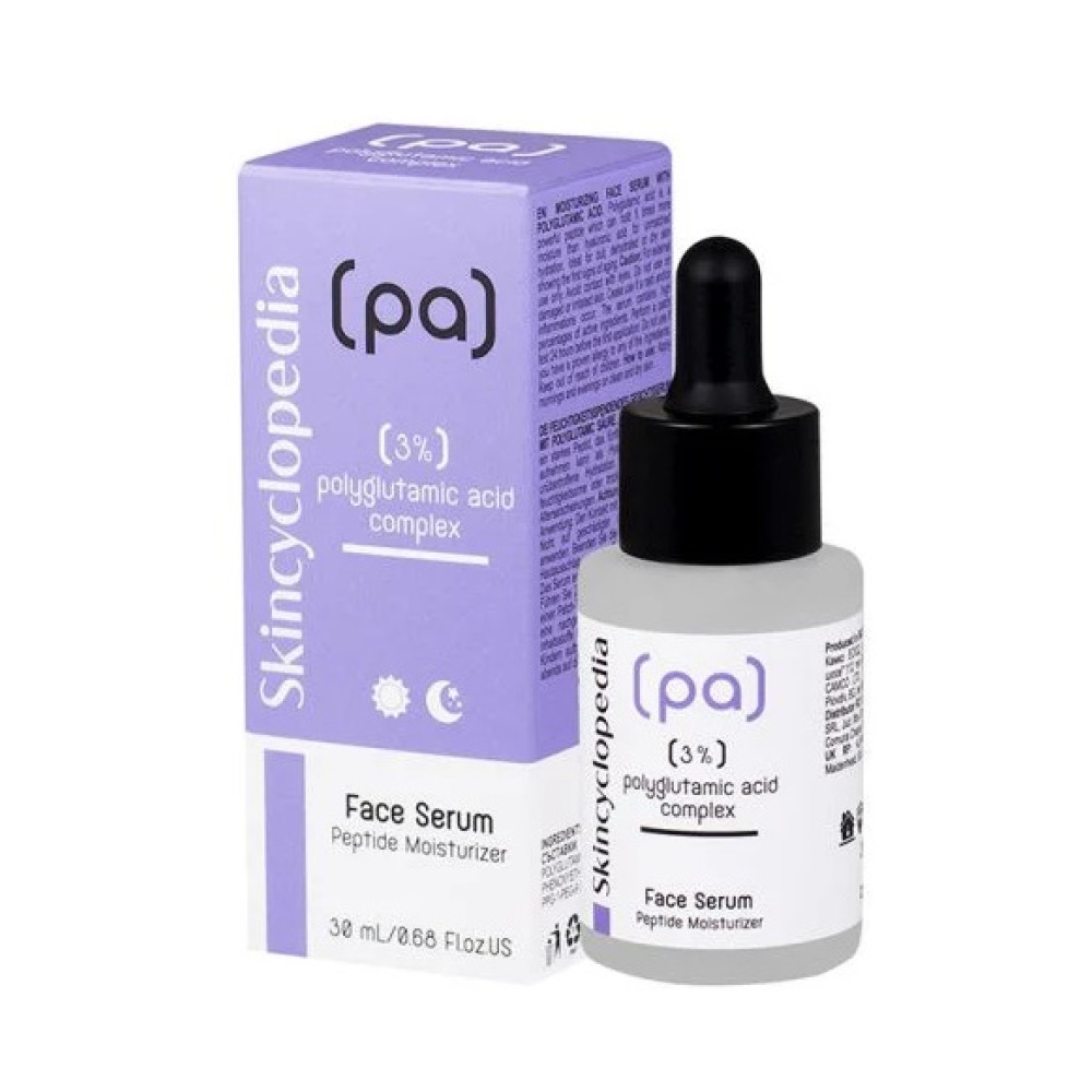 SKINCYCLOPEDIA 3% POLYGLUTAMIC ACID FACE SERUM Хидратиращ серум за лице с полиглутаминовата киселина 30 мл - Грижа за лицето