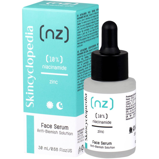 SKINCYCLOPEDIA 10% NIACINAMIDE 1% ZINC FACE SERUM Серум за лице против несъвършенства с ниацинамид и цинк 30 мл