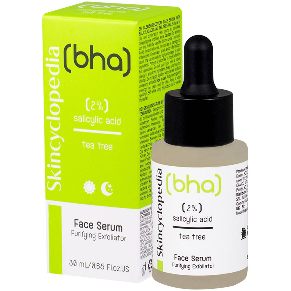 SKINCYCLOPEDIA 2% SALICYLIC ACID + TEA TREE FACE SERUM ексфолиращ серум за лице със салицилова киселина и чаено дърво 30 мл