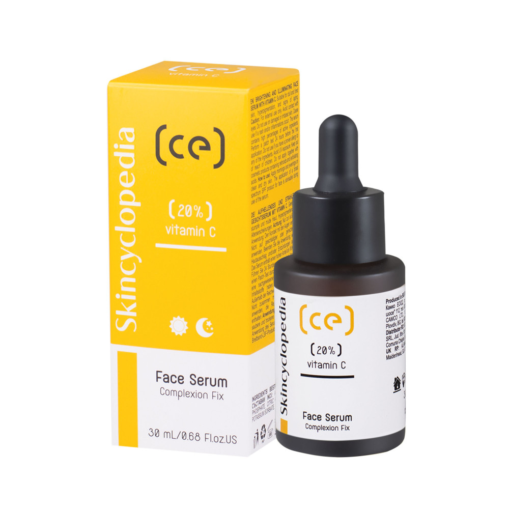 SKINCYCLOPEDIA 20% VITAMIN C FACE SERUM Изсветляващ и озаряващ серум за лице с витамин С 30 мл - Грижа за лицето