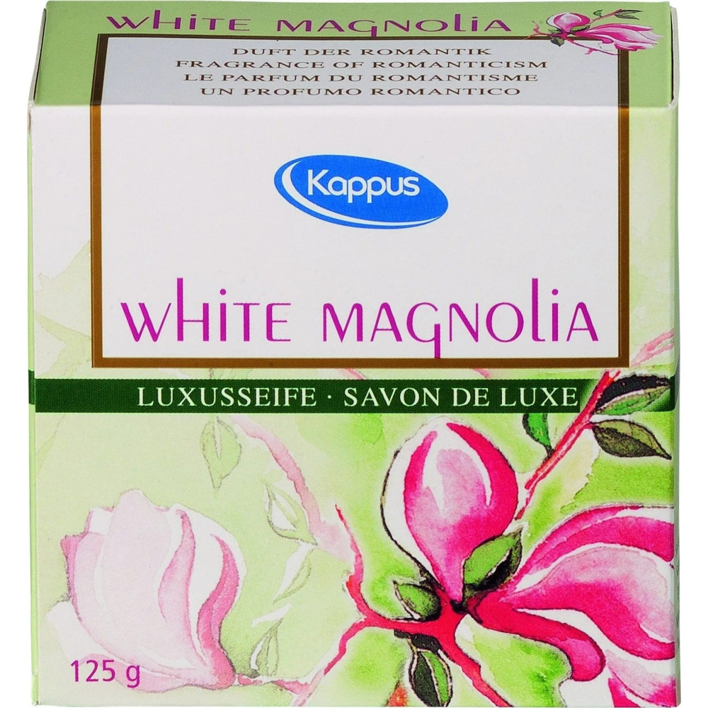 КАПУС WHITE MAGNOLIA луксозен сапун с екстракт от бяла магнолия 125 г - Грижа за лицето и тялото