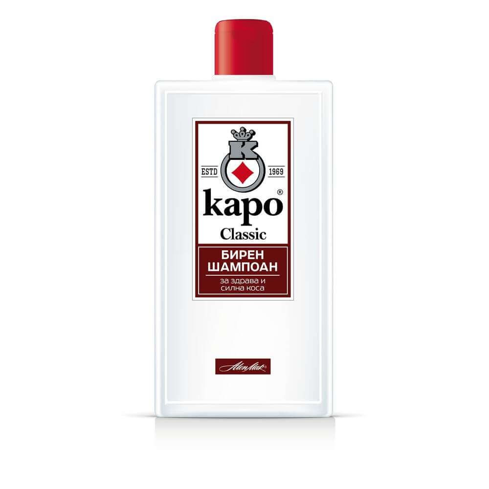 КАРО CLASSIC BEER бирен шампоан за мъже за здрава и силна коса 400 мл