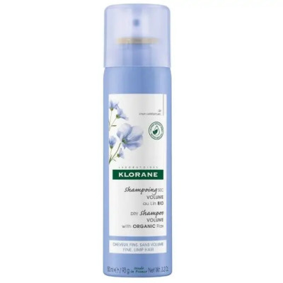 KLORANE ORGANIC FLAX DUO КОМПЛЕКТ сух шампоан за обем с органичен лен 2 х 150 мл
