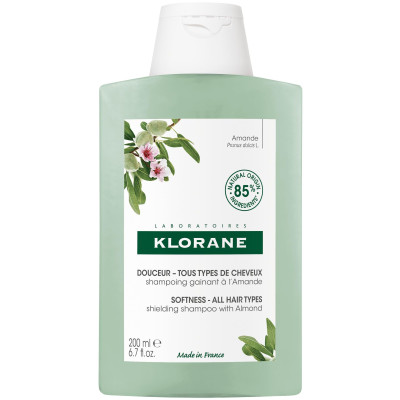KLORANE WITH ALMOND MILK SHAMPOO шампоан за обем с бадемово мляко за фина коса 200 мл