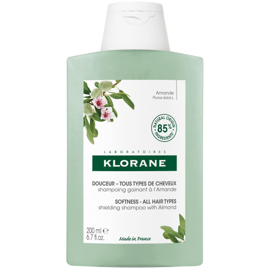 KLORANE WITH ALMOND MILK SHAMPOO шампоан за обем с бадемово мляко за фина коса 200 мл
