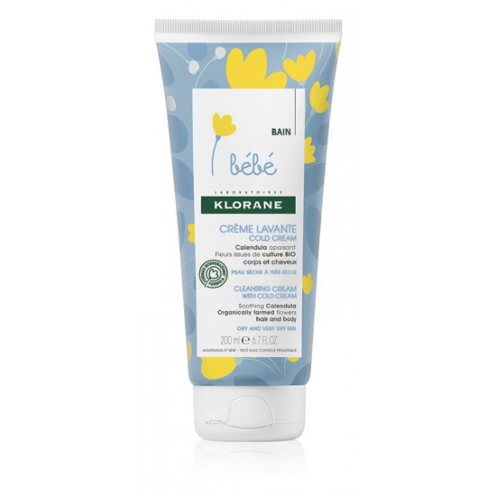 ᐉ КЛОРАН BEBE успокояващ и хидратиращ крем с невен 200 мл