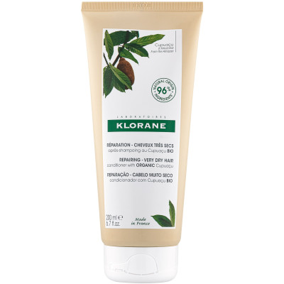 KLORANE NOURISHING & REPARING CONDITIONER WITH CUPUACU възстановяващ балсам с масло от купуасу за суха и увредена коса 200 мл