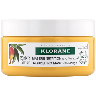 KLORANE NOURISHING MASK WITH MANGO подхранваща маска с манго за суха коса 150 мл