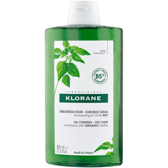 KLORANE WITH ORGANIC NETTLE SHAMPOO шампоан с коприва за мазна коса 400 мл