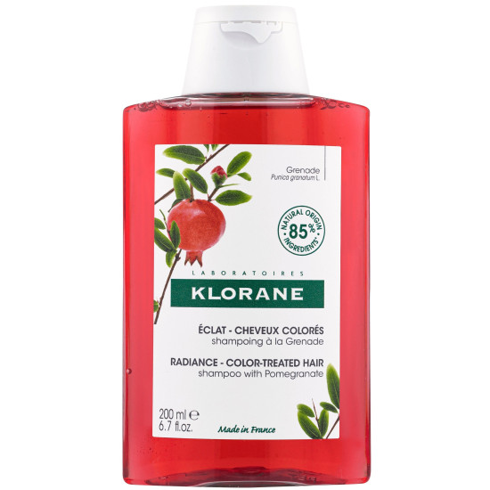 KLORANE COLOUR-ENHANCING SHAMPOO WITH POMEGRANATE шампоан за боядисана коса с нар 200 мл