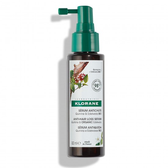 KLORANE ANTI-HAIR LOSS SERUM QUININE AND ORGANIC EDELWEISS серум против косопад с хинин и органичен еделвайс 100 мл