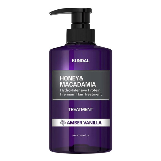 KUNDAL HONEY & MACADAMIA AMBER VANILLA балсам за коса с аромат на ванилия 500 мл
