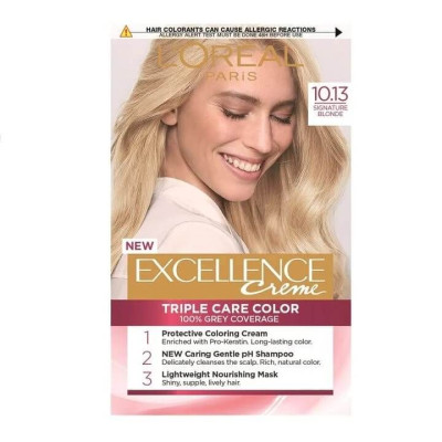 ЛОРЕАЛ EXCELLENCE CREME боя за коса 10.13 SIGNATURE BLONDE