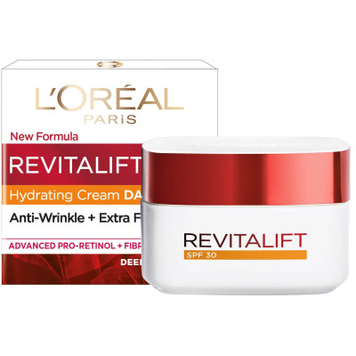 L'OREAL REVITALIFT [CLASSIC] Hydrating Cream SPF30 /40+/ хидратиращ дневен крем за лице анти-ейдж + интензивно укрепване 50 мл