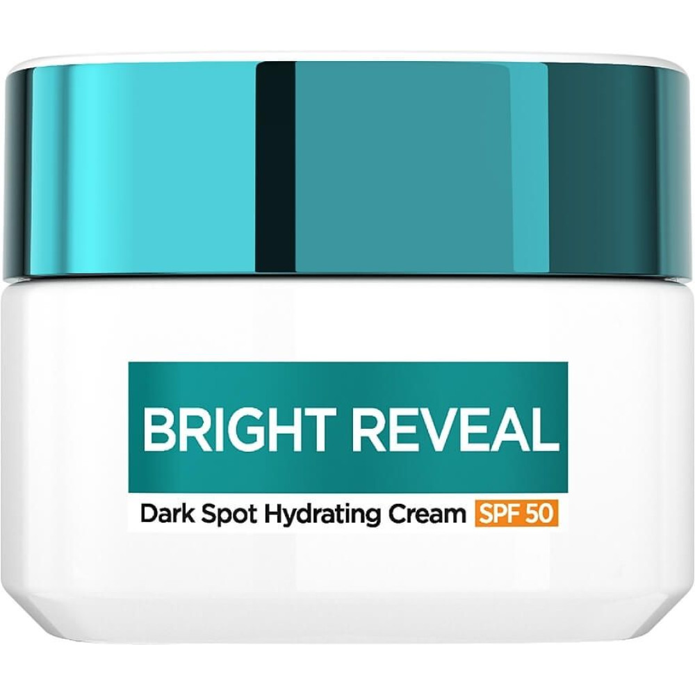 L'OREAL BRIGHT REVEAL Dark Spot Hydrating Cream SPF50 хидратиращ крем за лице против тъмни петна за всеки тип кожа 50 мл - Грижа за лицето