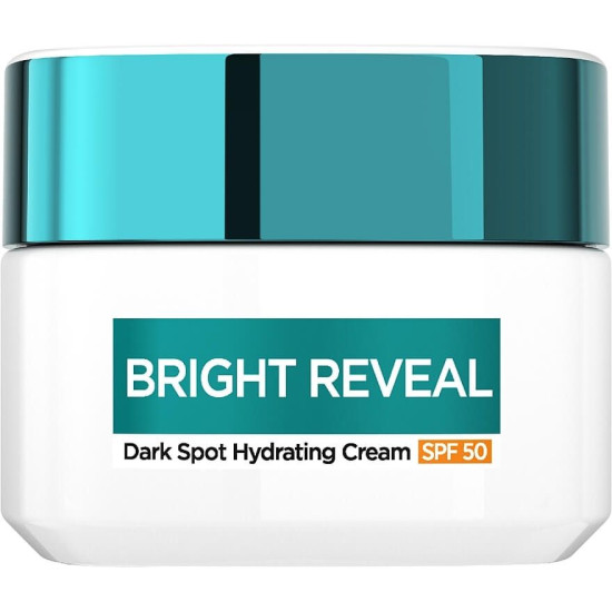 L'OREAL BRIGHT REVEAL Dark Spot Hydrating Cream SPF50 хидратиращ крем за лице против тъмни петна за всеки тип кожа 50 мл