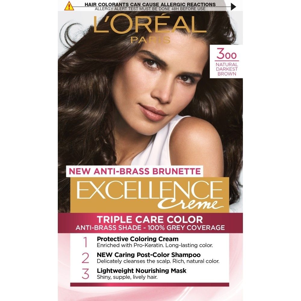 ЛОРЕАЛ EXCELLENCE CREME боя за коса 300 - Грижа за косата ЛОРЕАЛ EXCELLENCE CREME боя за коса 300 - Грижа за косата