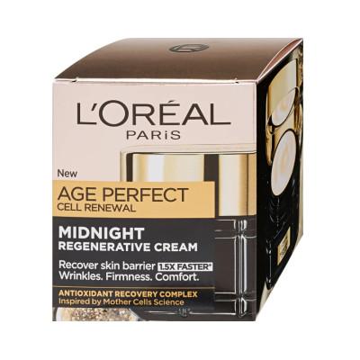 ЛОРЕАЛ AGE PERFECT CELL RENEWAL MIDNIGHT ревитализиращ НОЩЕН крем за лице 50 мл