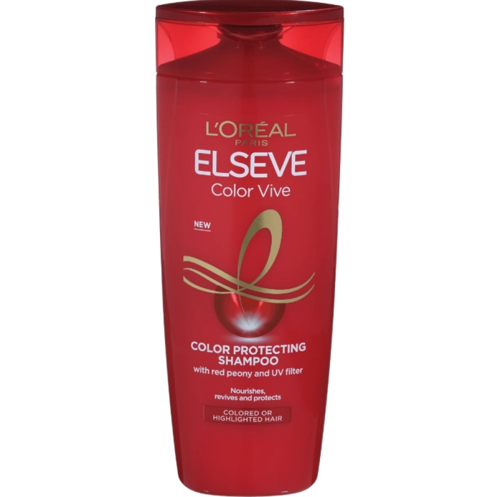 L'OREAL ELSEVE COLOR VIVE подхранващ шампоан за боядисана коса 400 мл