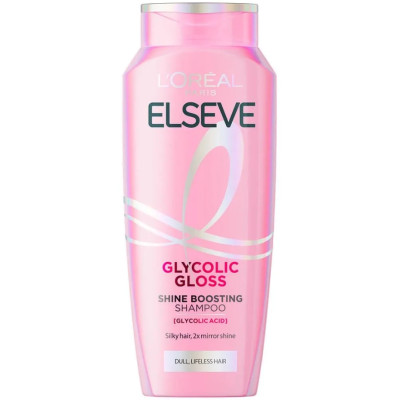 L'OREAL ELSEVE GLYCOLIC GLOSS SHAMPOO шампоан за блясък за увредена безжизнена коса 400 мл