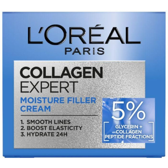 L'OREAL COLLAGEN EXPERT Moisture Filler Cream хидратиращ дневен анти-ейдж крем за лице за всеки тип кожа 50 мл
