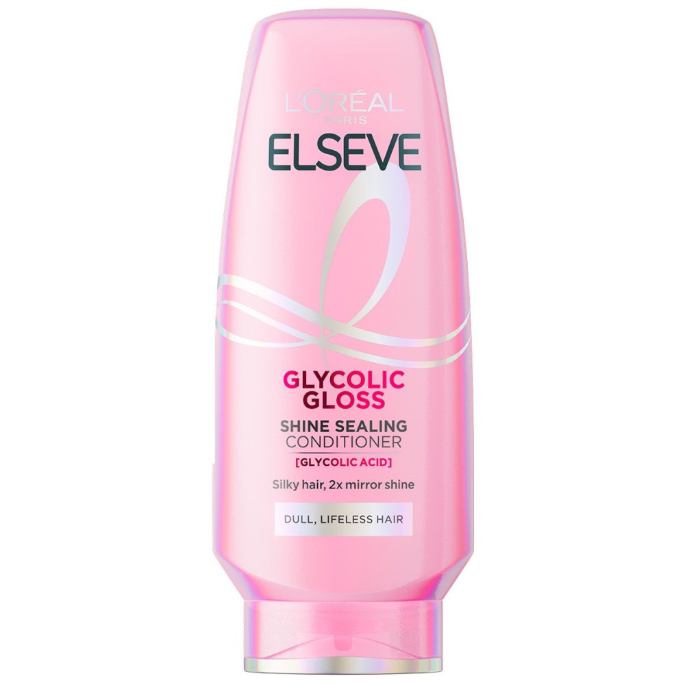 L'OREAL ELSEVE GLYCOLIC GLOSS CORE балсам за блясък за увредена безжизнена коса 200 мл - Грижа за косата
