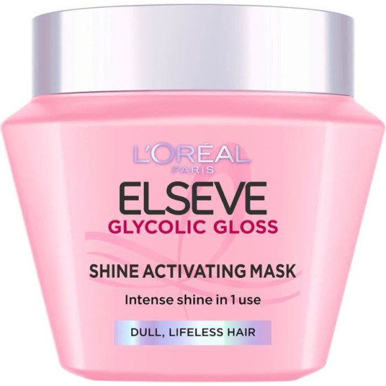 L'OREAL ELSEVE GLYCOLIC GLOSS CORE Shine Activating Mask маска за коса без блясък 300 мл