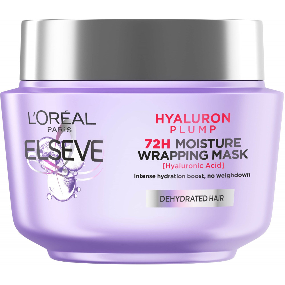 ЛОРЕАЛ ELSEVE HYALURON PLUMP маска за дехидратирана коса 300 мл - Грижа за косата ЛОРЕАЛ ELSEVE HYALURON PLUMP маска за дехидратирана коса 300 мл - Грижа за косата