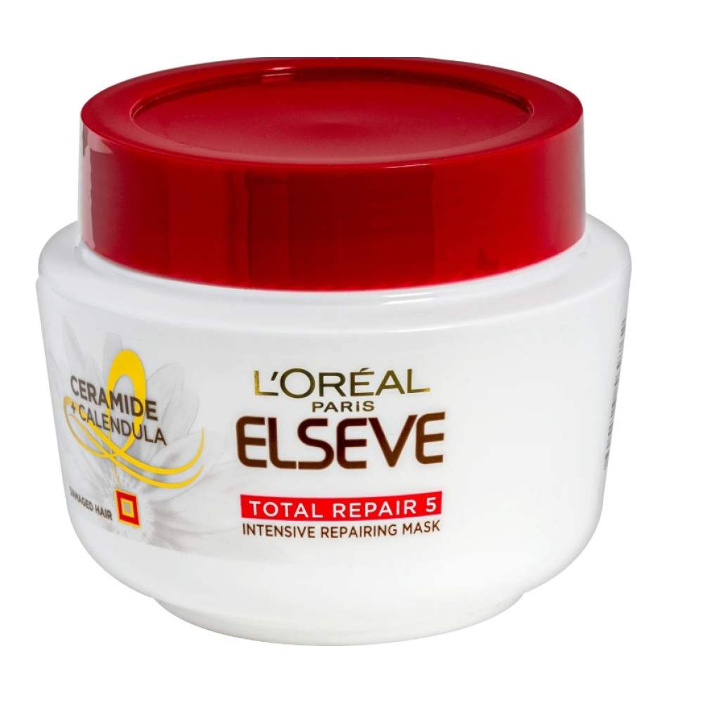 ЛОРЕАЛ ELSEVE TOTAL REPAIR 5 маска за увредена коса 300 мл - Грижа за косата
