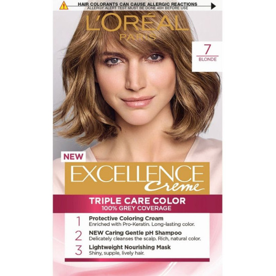 L'OREAL EXCELLENCE CREME боя за коса 7 NATURAL DARK BLONDE