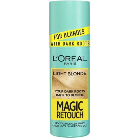 L'OREAL MAGIC RETOUCH оцветяващ спрей за незабавно покриване на тъмни корени за изрусена коса цвят 9.3 LIGHT BLOND 75 мл