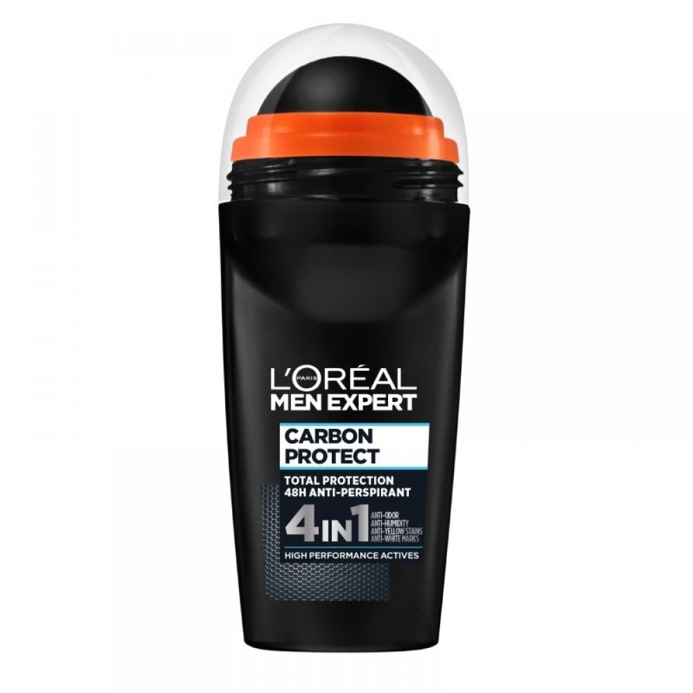 ЛОРЕАЛ MEN EXPERT DEO CARBON PROTECT део рол-он против изпотяване за мъже 50 мл - Грижа за тялото ЛОРЕАЛ MEN EXPERT DEO CARBON PROTECT део рол-он против изпотяване за мъже 50 мл - Грижа за тялото