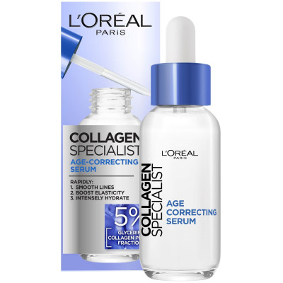 L'OREAL AGE SPECIALIST Collagen Specialist Serum анти-ейдж серум за лице за всеки тип кожа 30 мл