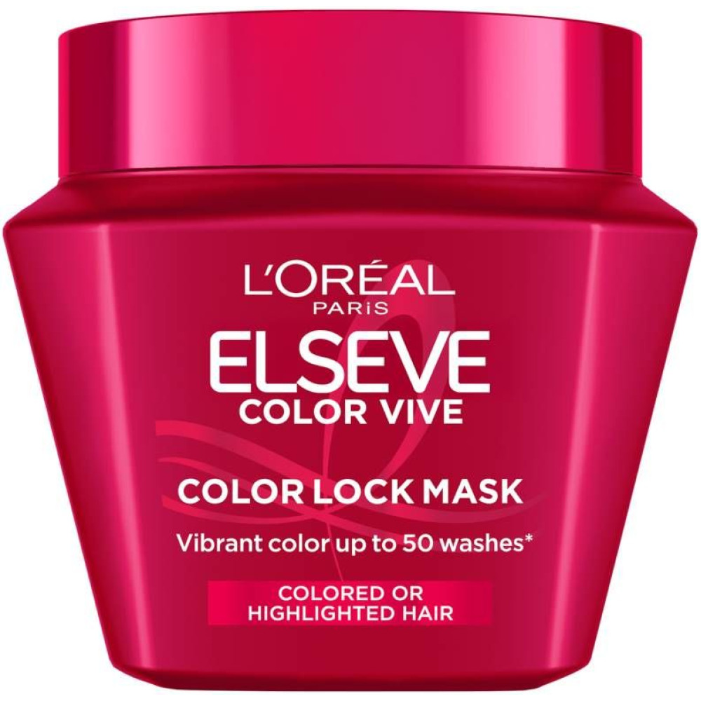 ЛОРЕАЛ ELSEVE COLOR VIVE маска за боядисана коса 300 мл - Грижа за косата