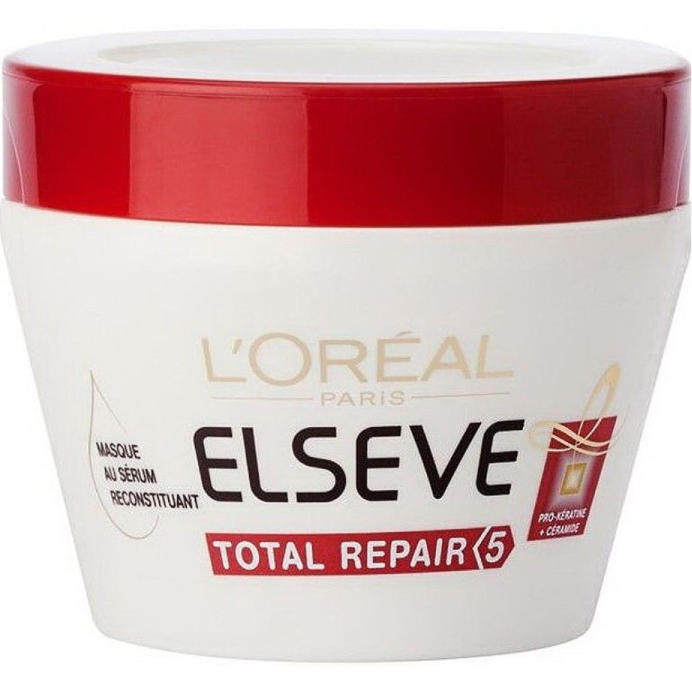 ЛОРЕАЛ ELSEVE TOTAL REPAIR 5 маска за увредена коса 300 мл - Грижа за косата