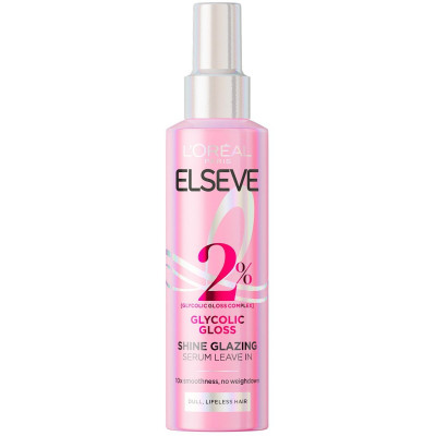 L'OREAL ELSEVE GLYCOLIC GLOSS CORE 2% [Shine Complex] серум за блясък за увредена безжизнена коса 150 мл