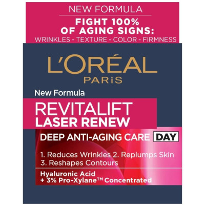 L'OREAL REVITALIFT LASER дневен крем за лице против стареене за всеки тип кожа 50 мл