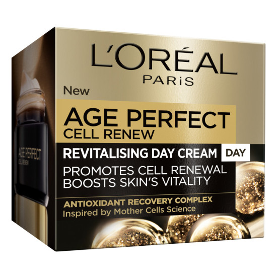 L'OREAL AGE PERFECT Cell Renew Day Cream ревитализиращ дневен крем за лице против стареене за всеки тип кожа 50 мл
