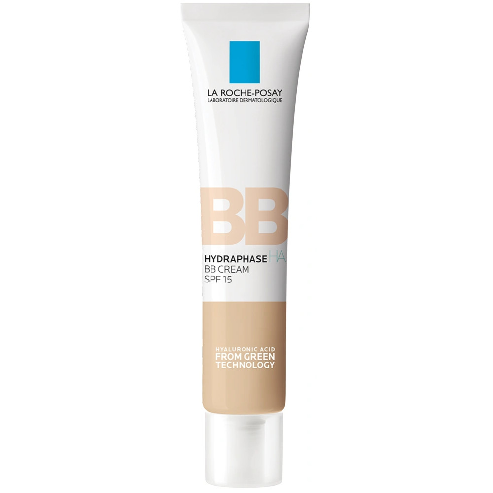 LA ROCHE-POSAY HYDRAPHASE HA BB LIGHT SPF15 хидратиращ тониращ крем за лице за нормална и комбинирана кожа СВЕТЪЛ 40 мл - Грижа за лицето