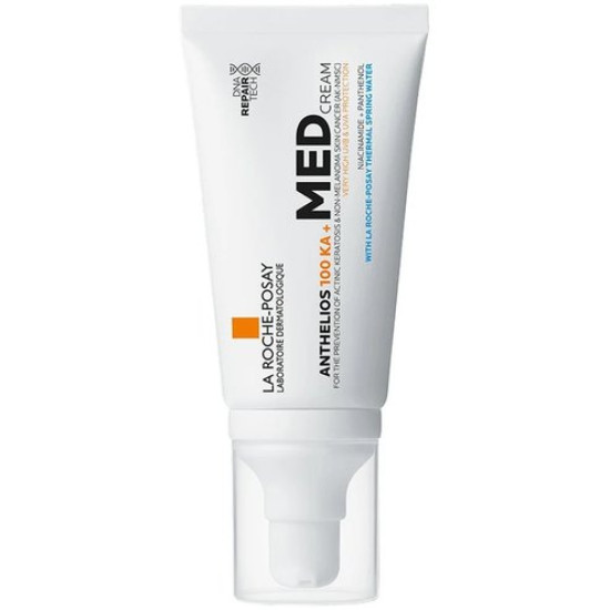 LA ROCHE-POSAY ANTHELIOS 100 KA+ MED CREAM предпазващ слънцезащитен крем за лице при повишена фоточувствителност без парфюм 50 м